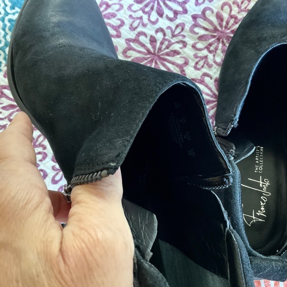 Franco Sarto Black suede booties - Picture 5 of 5